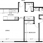 Corner House 1052 sq. ft.