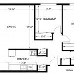 Corner House 896 sq. ft.